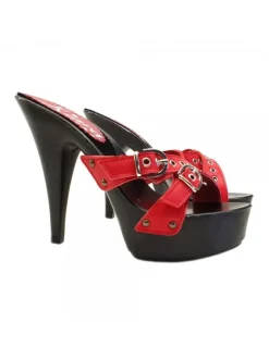 ZOCCOLI CON FASCE ROSSE IN...