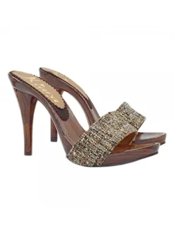 ZOCCOLI CON FASCIA IN TWEED
