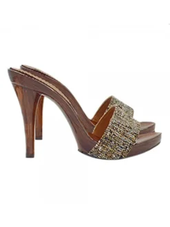 ZOCCOLI CON FASCIA IN TWEED