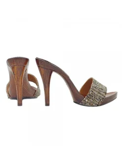 ZOCCOLI CON FASCIA IN TWEED