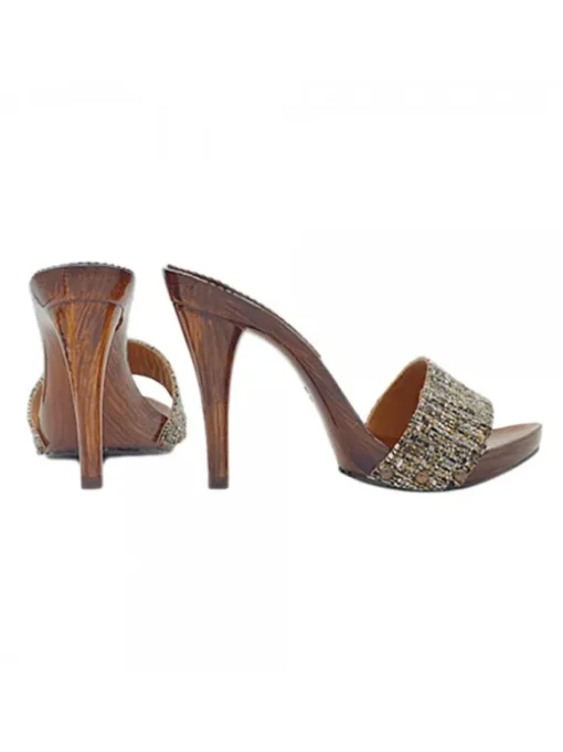 ZOCCOLI CON FASCIA IN TWEED