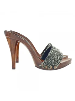 ZOCCOLI CON FASCIA IN TWEED...
