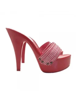 ZOCCOLI DA DONNA ROSSI PIN...