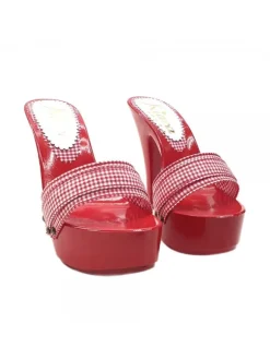 ZOCCOLI DA DONNA ROSSI PIN...