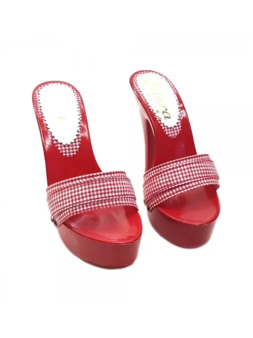 ZOCCOLI DA DONNA ROSSI PIN...
