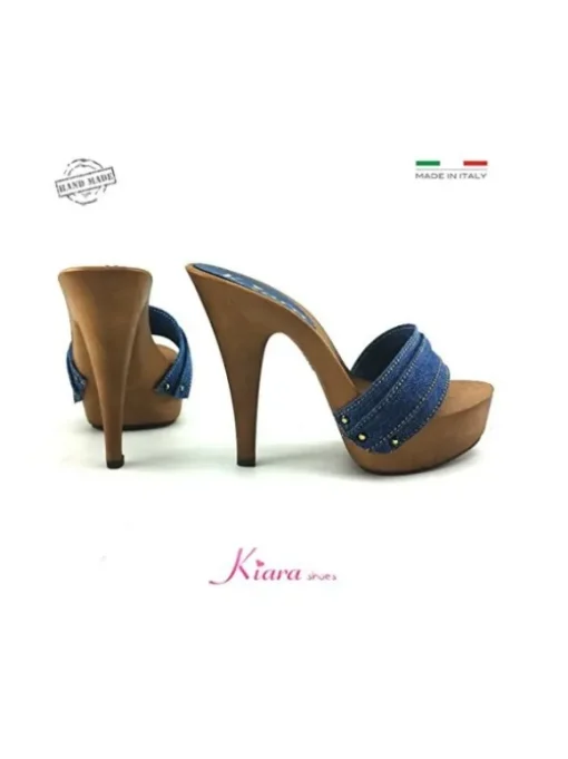 ZOCCOLI DENIM TACCO 13 MOU