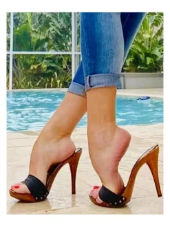 Zoccoli Donna Nero