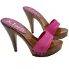 Zoccoli Fucsia con Tacco 11...