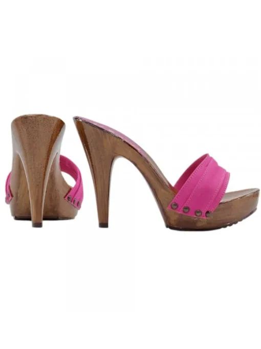Zoccoli Fucsia con Tacco 11...