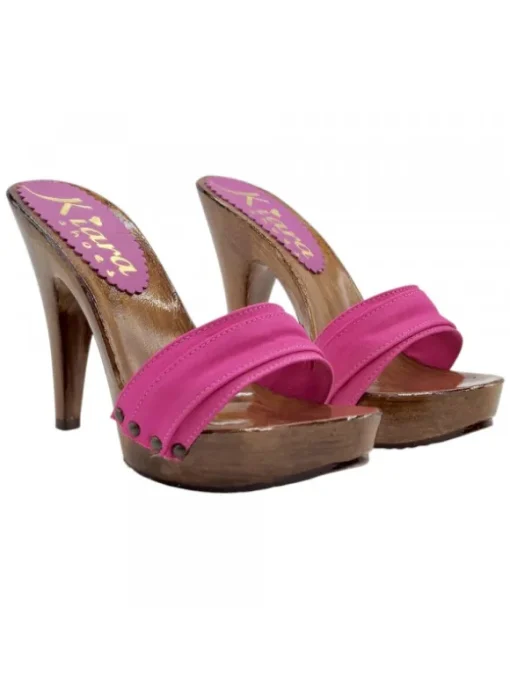 Zoccoli Fucsia con Tacco 11...