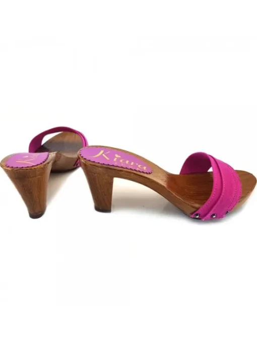 ZOCCOLI FUXIA COMODI TACCO 8