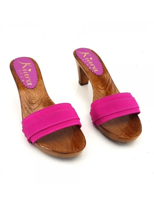ZOCCOLI FUXIA COMODI TACCO 8