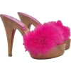 ZOCCOLI FUXIA CON PELLICCIA...