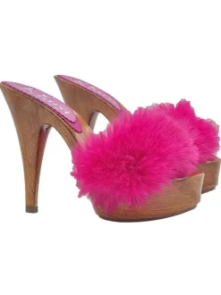 ZOCCOLI FUXIA CON PELLICCIA...