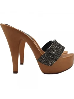 ZOCCOLI GLITTERATI TACCO 13 CM