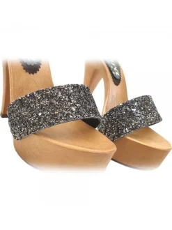 ZOCCOLI GLITTERATI TACCO 13 CM