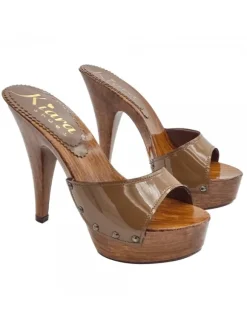 ZOCCOLI IN VERNICE MARRONE...