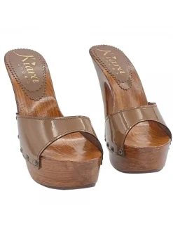 ZOCCOLI IN VERNICE MARRONE...
