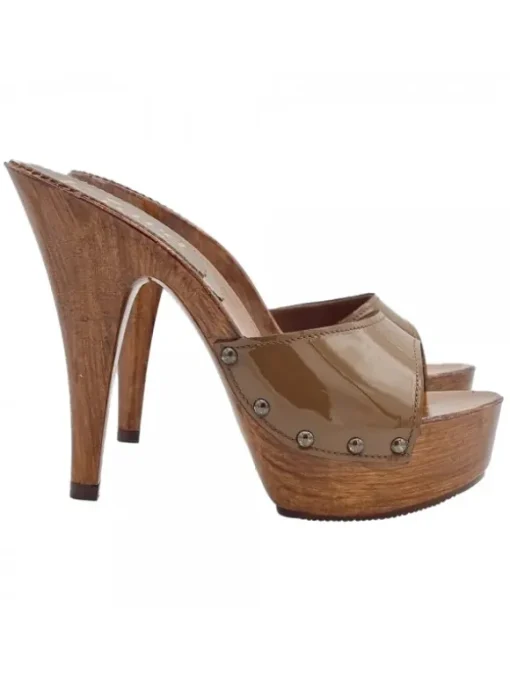 ZOCCOLI IN VERNICE MARRONE...