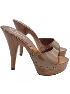 ZOCCOLI IN VERNICE MARRONE...