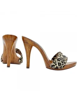 ZOCCOLI LEOPARDATI TACCO 12