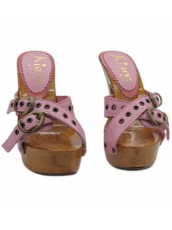 ZOCCOLI ROSA TACCO ALTO 13 CM
