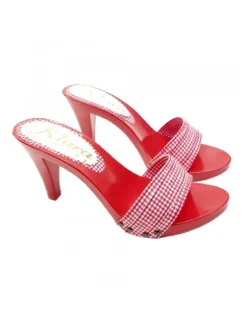 ZOCCOLI ROSSI STILE PIN-UP...