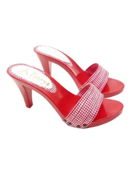 ZOCCOLI ROSSI STILE PIN-UP...