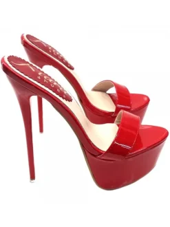 ZOCCOLI ROSSI TACCO 17 CM...