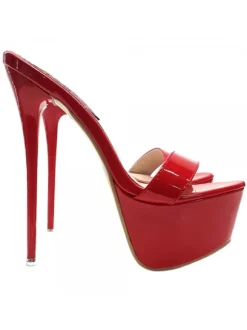 ZOCCOLI ROSSI TACCO 17 CM...