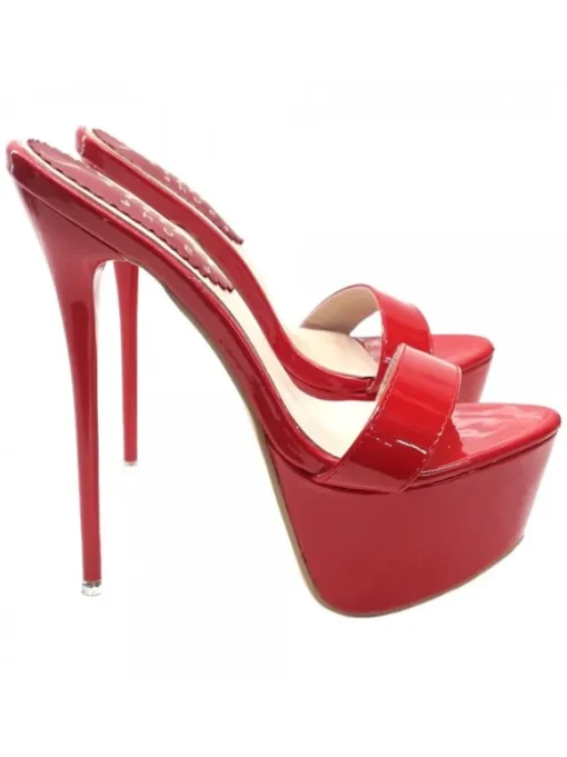 ZOCCOLI ROSSI TACCO 17 CM...