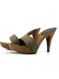 ZOCCOLI TAUPE-Tacco 11 cm