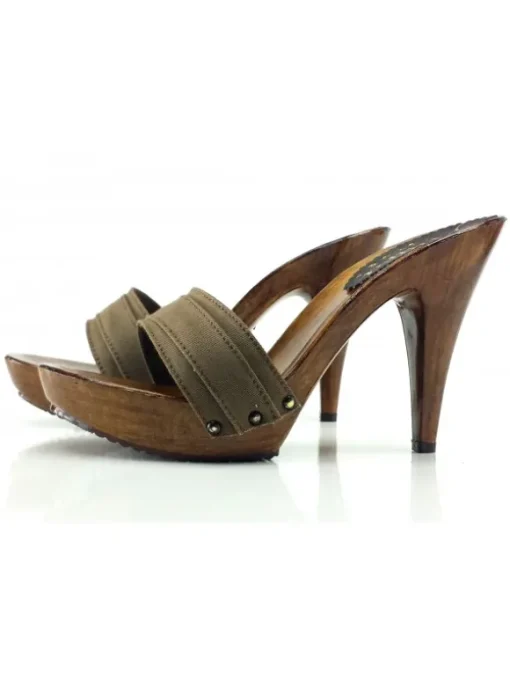 ZOCCOLI TAUPE-Tacco 11 cm