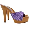 ZOCCOLI VIOLA GLITTER...