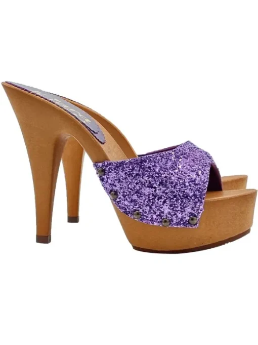 ZOCCOLI VIOLA GLITTER...