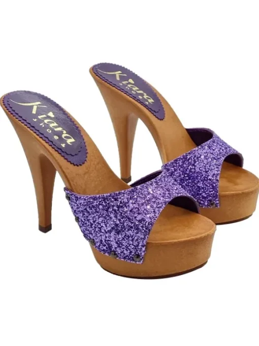 ZOCCOLI VIOLA GLITTER...