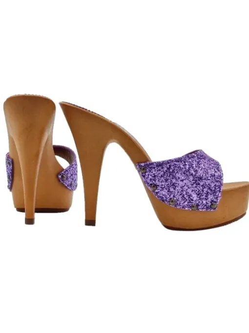 ZOCCOLI VIOLA GLITTER...