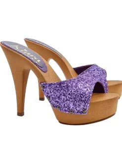 ZOCCOLI VIOLA GLITTER...