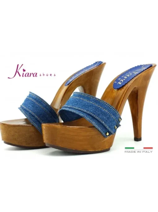 ZOCCOLO DENIM TACCO 13