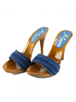 ZOCCOLO DENIM TACCO 12