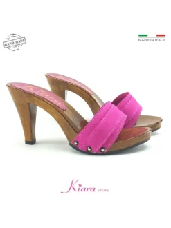 ZOCCOLO FUXIA TACCO 9 CM