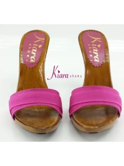 ZOCCOLO FUXIA TACCO 9 CM