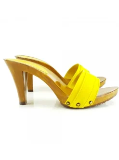 ZOCCOLO GIALLO TACCO 9 CM