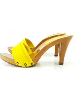 ZOCCOLO GIALLO TACCO 9 CM