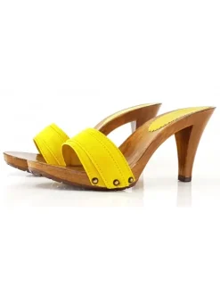 ZOCCOLO GIALLO TACCO 9 CM
