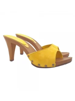 ZOCCOLO IN CAMOSCIO GIALLO...