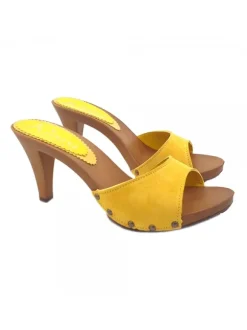 ZOCCOLO IN CAMOSCIO GIALLO...