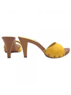 ZOCCOLO IN CAMOSCIO GIALLO...