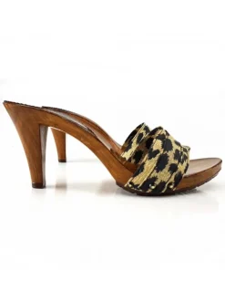 ZOCCOLO LEOPARDATO TACCO 9 CM