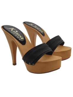 ZOCCOLO MOU NERO TACCO 13 CM